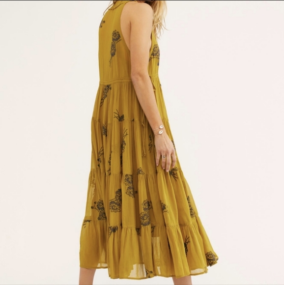 Free People Run Away With Me Embroidered Dress - Picture 2 of 4